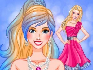 Blondy in Pink: Fashion & Makeup Game