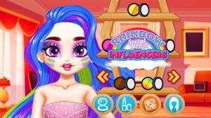 Rainbow Social Media Influencers: Fashion Stylist Game - Dress Up Game