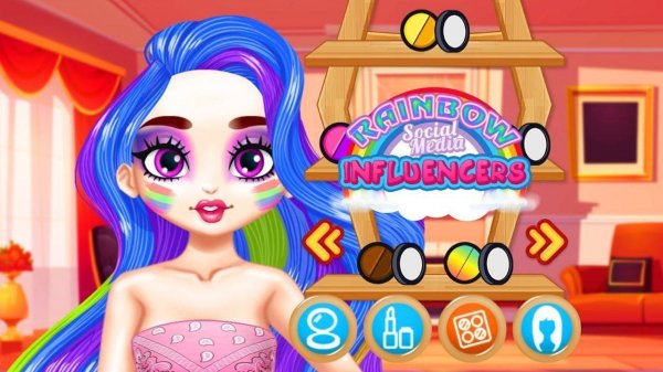 Rainbow Social Media Influencers: Fashion Stylist Game