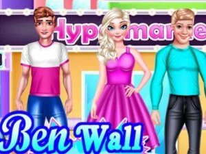 Ben Wall Paint Design - Home Makeover Game - Coloring Game