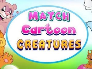Match Cartoon Creatures Memory Game - Puzzle Game
