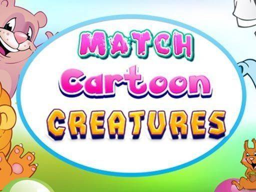 Match Cartoon Creatures Memory Game