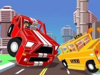 Pixel Crash 3D: Arcade Racing Game