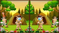 Spot 5 Differences Camping Puzzle Game