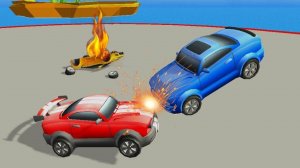 Arena Angry Cars: Sky Battle Arcade Game