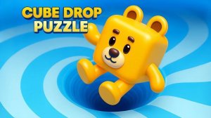 Cube Drop Puzzle - Colorful Water Splash Game