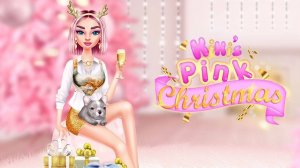 Kiki's Pink Christmas Dress Up Game