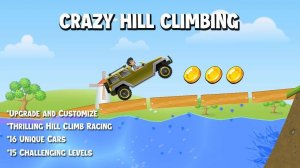 Crazy Hill Climbing Adventure Arcade Game