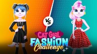 Cat Girl Fashion Challenge: Dress Up Game