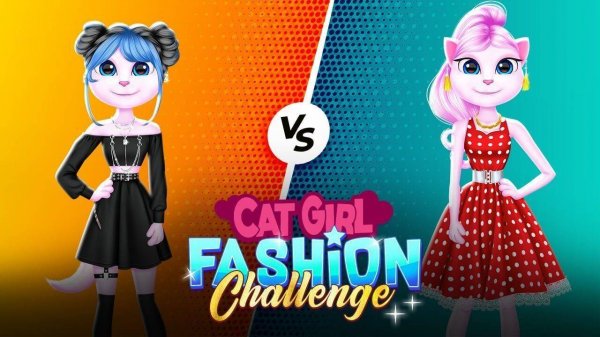 Cat Girl Fashion Challenge: Dress Up Game