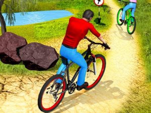 Uphill Offroad Bicycle Rider - Mountain Bike Racing Game Online Arcade Game