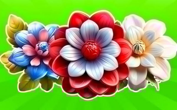 Dice Puzzles Flowers! &ndash; Cheerful Merge & Match Puzzle Game